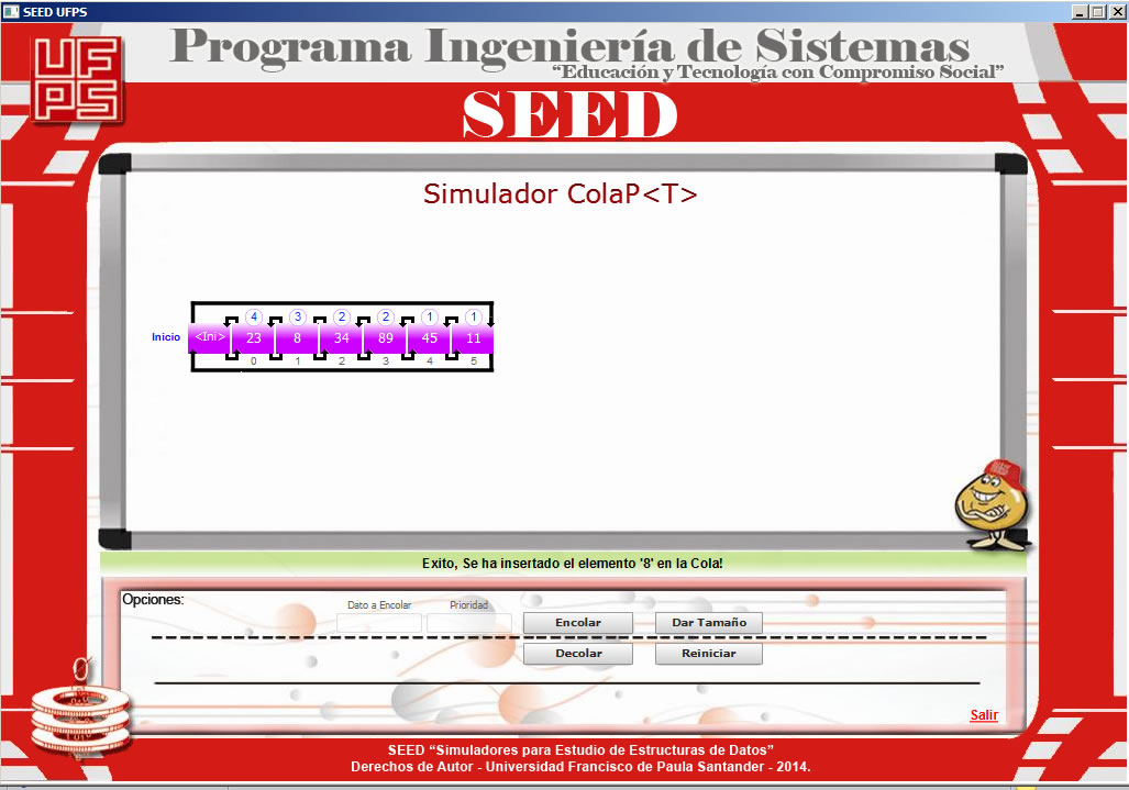 Simulador de Cola de Prioridad