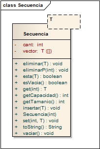 Diagrama de Clase Secuencia